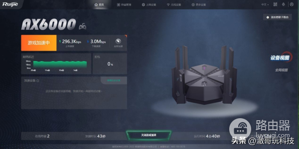 锐捷天蝎电竞路由器评测:玩家战力的倍增器