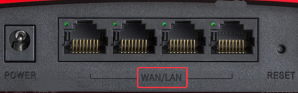 路由器后面四个网口应该怎么插？