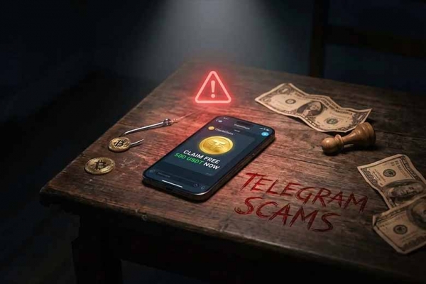 Telegram加密货币诈骗揭秘：识别危险信号与防护技巧