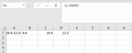 excel数值相减相等却显示FALSE怎么办？浮点数运算误差解决方法
