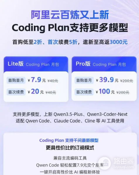 OpenClaw适合用阿里云Coding Plan套餐吗? 阿里云Coding Plan套餐支持OpenClaw吗?