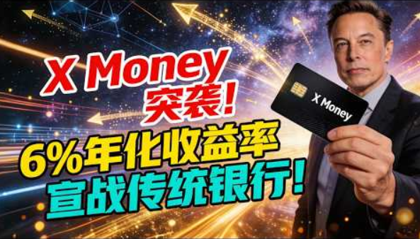 X-Money真的能干掉传统银行吗？马斯克6%的高息黑卡！刺激！
