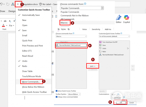 word英文标题自动转换大小写：实词虚词一键处理教程