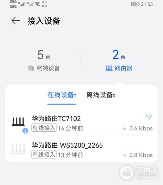 华为路由器智联组网方法