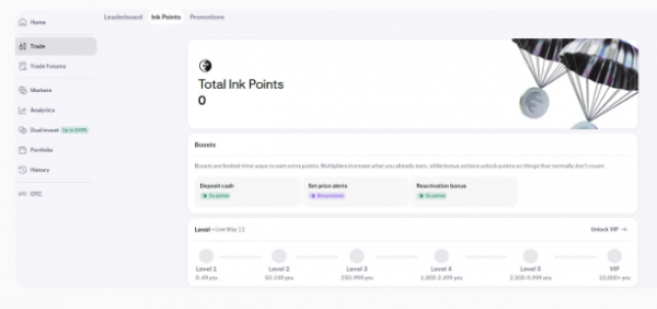 Kraken交易所的Ink积分有什么用? 如何获得海妖交易所的Ink积分?