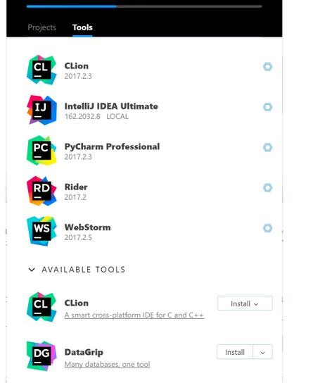 jetbrains toolboxs