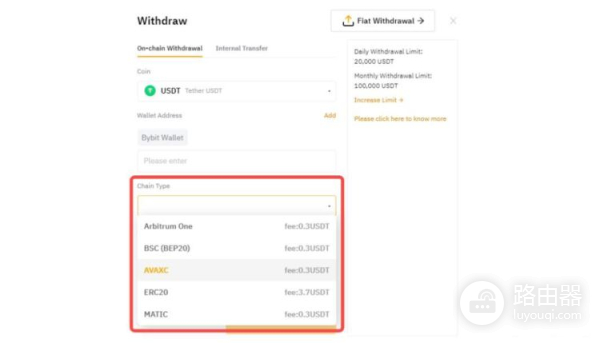 Bybit链上提币USDT快不快?Bybit与币安之间的转U操作