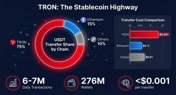 TRON是什么？一条被低估的稳定币公链