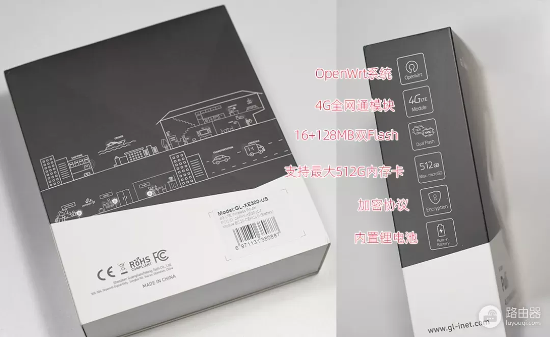 搭载OpenWRT的4G路由器，还可当轻量NAS，GL.inet XE300随身WIFI