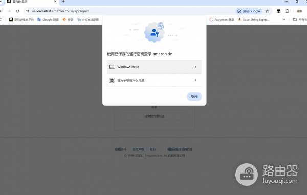 浏览器频繁弹出Windows Hello验证？原因分析与关闭指南