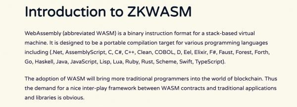 zkWASM有什么用？和zkEVM有什么区别