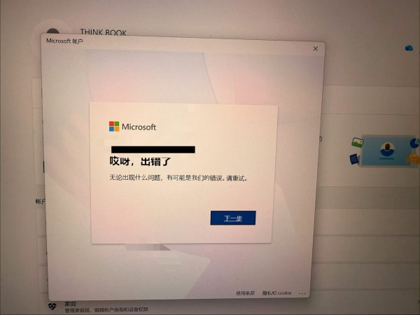 win11登录微软账户报错0x800704cf怎么办？商店无法登录修复方法