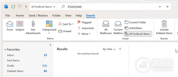 outlook搜索不到当天新邮件怎么办？outlook索引修复与同步设置教程