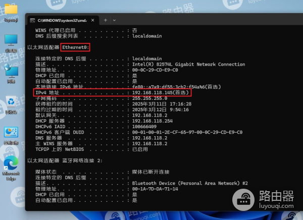 win11怎么查看电脑ip地址