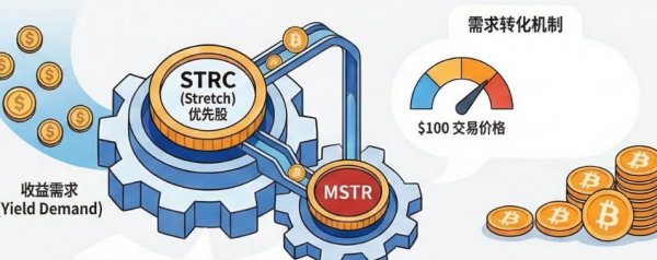 Strategy STRC ATM机制详解：11.5%高息优先股如何持续为比特币“输血”