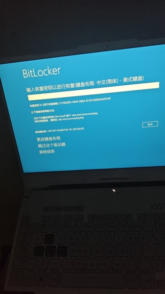 win11开机反复弹出bitlocker恢复密钥怎么办？系统加密自动锁定修复