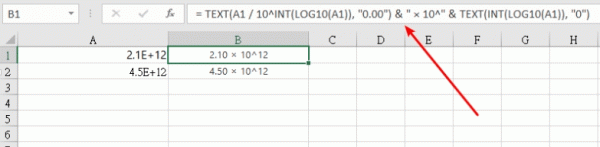 Excel如何从E+转换为乘10的幂？科学计数法格式修改教程