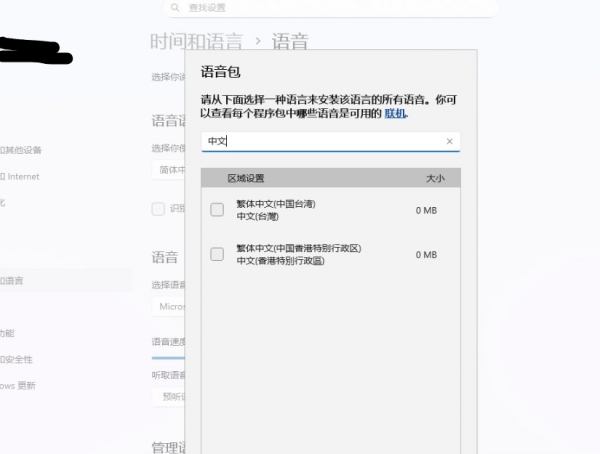 win11语音包显示0MB无法朗读怎么办？简体中文语音修复教程