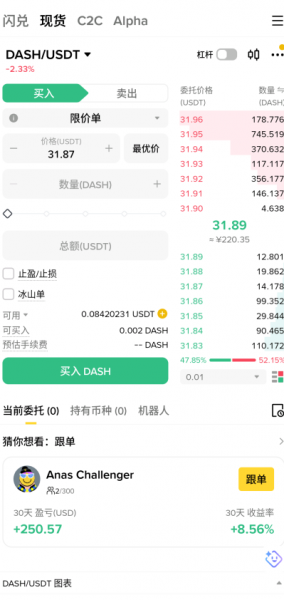Dash币在哪买？币an购买教程与操作流程