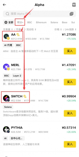 入门比安阿尔法(Alpha),低门槛轻松赚奖励