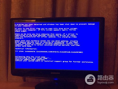 电脑蓝屏1a意思是什么