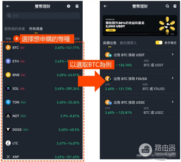 币安双币理财是什么? 有什么优点和风险?