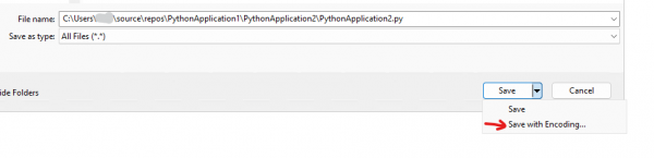 visual studio 2022写python多行注释报错怎么办？编码格式修复教程
