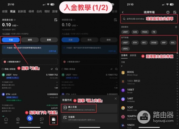 Gate.io官网App下载及注册、KYC认证、验证器设置、出入金说明