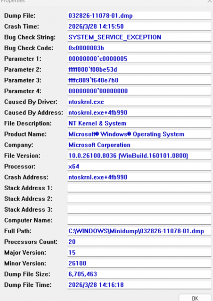 windows频繁蓝屏ntoskrnl.exe报错怎么办？系统内核故障修复方法
