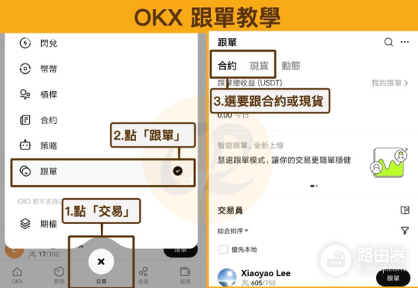 怎么在OKX上进行跟单? OKX上跟单参数怎么设置?