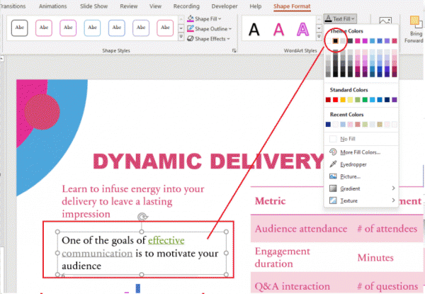 ppt主题颜色设置教程：文字背景与着色配置详解