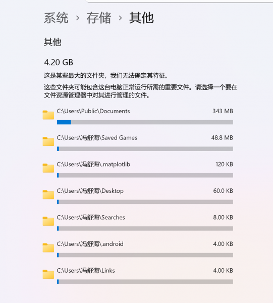 win11储存设置中的“其他”是什么？大文件定位与清理教程