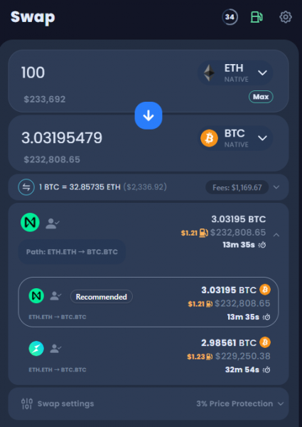 THORChain怎么用？币an钱包连接教程，二饼原生跨链换大饼完整步骤