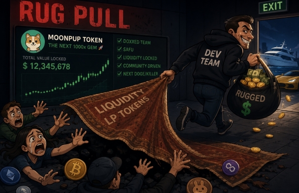 Rug Pull是什么意思?加密项目跑路前常见的流动性陷阱