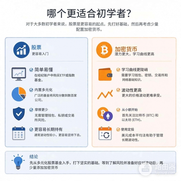 加密货币交易与股票交易有什么区别？怎么选