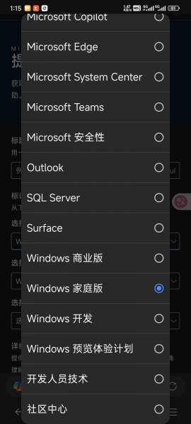windows专业版如何选择提问分类？microsoft q&a标签选择教程