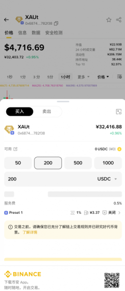 Tether Gold (XAUT) 在哪里买？XAUT购买教程与合约地址