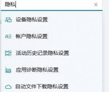 Win11怎么进行隐私设置