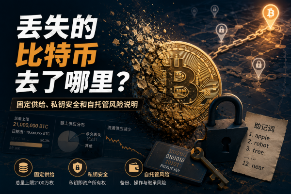 丢失的比特币去了哪里？固定供给、私钥安全备份指南