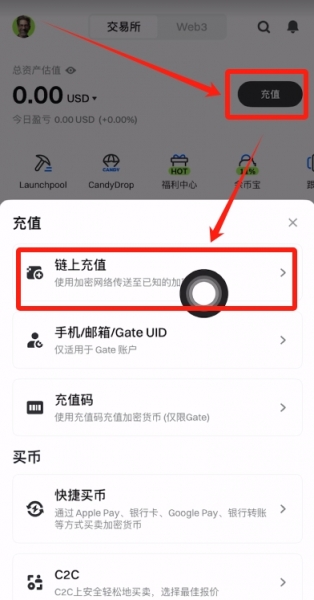 Gate.io交易所官方下载App入口！USDT提币、充值步骤