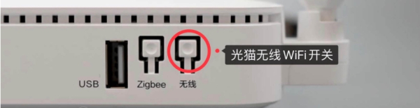 一键开启与关闭光猫有自带wifi信号功能