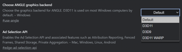 edge找不到d3d11on12怎么办？浏览器图形后端设置教程