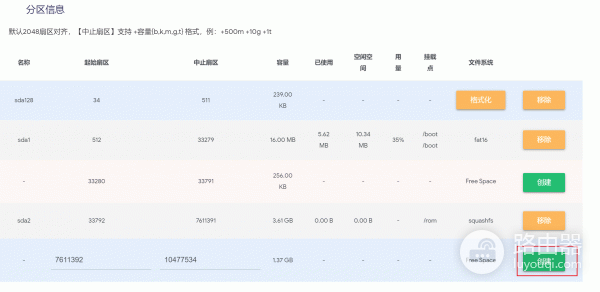 OpenWrt根分区扩容完整教程，扩容根分区和挂载新盘