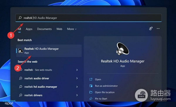 Win11没有Realtek高清晰音频管理器怎么解决