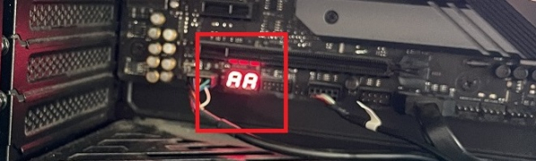 ROG X570-E GAMING主板开机显示9E代码恢复为AA代码的方法