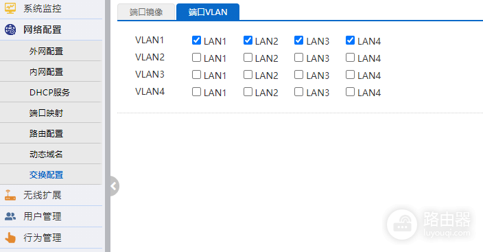 如何配置路由器端口VLAN-路由器如何设置端口