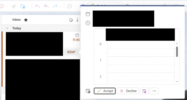 New Outlook会议邀请找不到“不发送答复”选项怎么办？