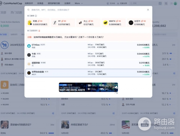 币圈新手入门必备工具CoinMarketCap（CMC）