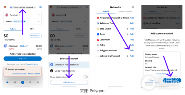怎么将Polygon增加到MetaMask钱包? Polygon增加到MetaMask钱包教程