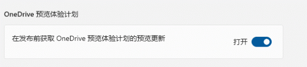 onedrive设置中的“在发布前获取onedrive预览体验计划的预览更新”是什么意思？设置项含义与风险说明